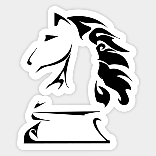 Knight chess piece Sticker